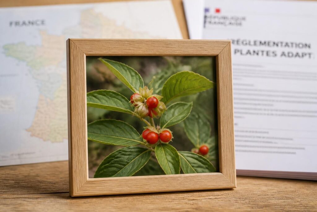 découvrez pourquoi l'ashwagandha, une plante adaptogène populaire, est strictement encadrée en france, ses bienfaits, ses risques et la réglementation en vigueur.