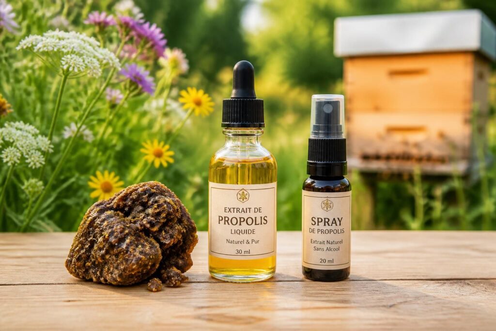 découvrez les différences entre la propolis brute, l'extrait et le spray pour choisir la forme la mieux adaptée à vos besoins et profiter pleinement de ses bienfaits naturels.