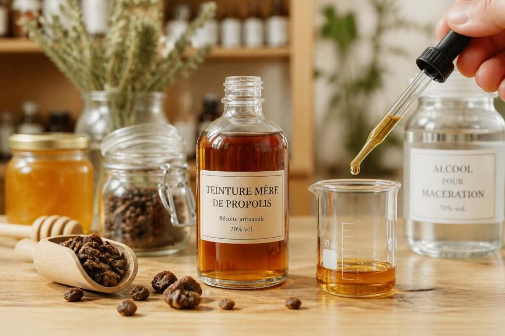 découvrez comment préparer et utiliser la teinture mère de propolis, un remède naturel aux multiples bienfaits pour renforcer votre santé et votre immunité.