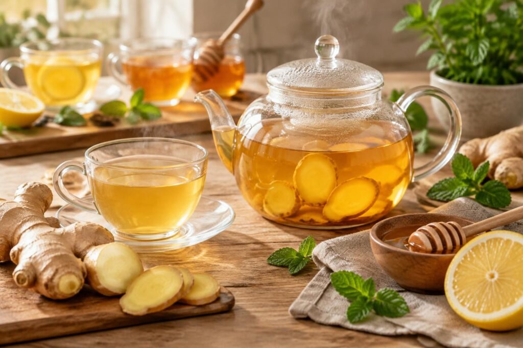 Infusion de gingembre : préparation et variantes